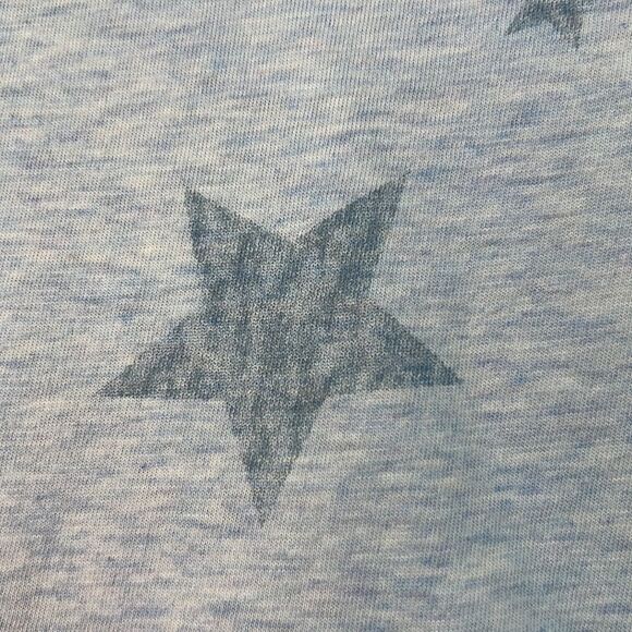 Splendid Heathered blue tee with stars EUC size XS - Picture 6 of 9